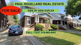 486 - 488 CAMERON AVE - DUPLEX FOR SALE - PAUL ROUILLARD REAL ESTATE - CALL/TEXT 519-965-8487