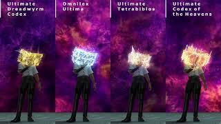 FFXIV All 4 Ultimate Weapons Showcase (UCOB UWU TEA DSR side by side)