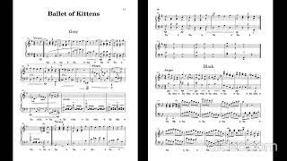 R.Davydov-Plisetsky - Ballet of Kittens (score + audio)