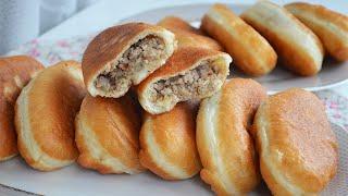 Жареные пирожки с мясом. Пышное и воздушное тесто для пирожков | Fried meat pies