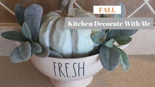 DECORATE FOR FALL WITH ME 2019 | FALL KITCHEN DECOR IDEAS | Decorate With Dana