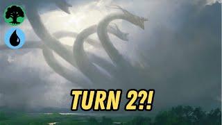 Turn 2 Progenitus!  Foundations Standard MTG Arena.