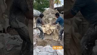 Rahul Kalakar Ganesh Making 2023 | Nagole Ganpati Making #shortvideo #shorts #short #viral #trending