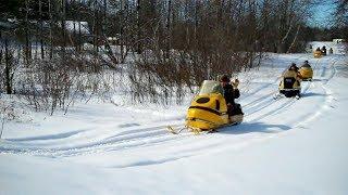 50 Mile Vintage Sled Ride From Hudson, Maine