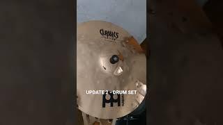 UPDATE DRUMSETUP 2 - MEINL CYMBALS #shorts #drum #meinlfamily #meinlcymbals #drumset