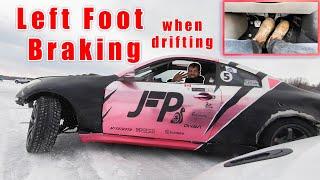 How to Left Foot Brake/ Drifting on the ice