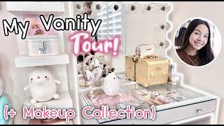 FULL VANITY TOUR AND MAKEUP COLLECTION