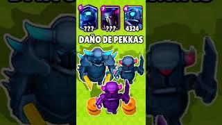 DAÑO DE TODOS LOS PEKKAS I #clashroyale