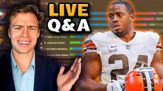 Injury Updates & Submitting Lineups (Live Q&A)