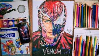 Drawing Carnage (Woody Harrelson)| Time-lapse | Sourabh Nishad Arts