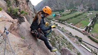 Climbing to the first HANGING LODGE in the World - SKYLODGE PERU - Via Ferrata & Zipline