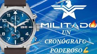 ASEQUIBLE Y PODEROSOMUCHO RELOJ X POCO DINEROMILITADO CRONÓGRAFO ML04