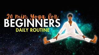 Yoga for Beginners | 25 Minute Easy & relaxing flow | Guided video in English @yogawithamit