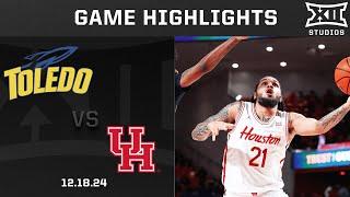 Toledo vs. #15 Houston Game Highlights | 2024-25 Big 12 Men’s Basketball