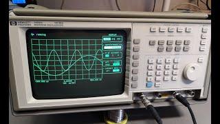 HP 54501A Digital Oscilloscope 1989 4ch 100MHz test teardown