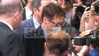 Robert Downey Jr red carpet at Iron Man 3 premiere in Paris