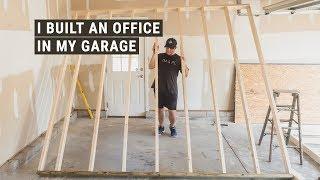 I Built An Office In My Garage (and still have room to park our van)!