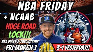 NBA Picks Today Friday 3/7/2025 | Free NBA Best Bets, Predictions & Player Props Today