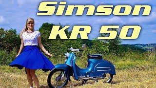 Simson KR 50 Ur-Schwalbe 1961 DDR Vorstellung Details Sound Motorcycle Review Sound Probefahrt Ride