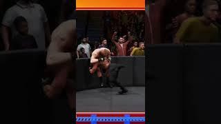 WWE ROMAN REIGNS ENDS BROCK LESNAR WITH A SPEAR THROUGH THE BARRICADE!!!!