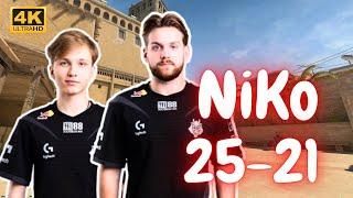 【4K】NiKo (25-21) w/m0NESY VOICE COMMS (mirage) | July 28, 2024 #cs2 #pov