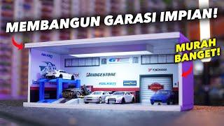 MURAH TAPI SE-BAGUS INI! DIORAMA BENGKEL HOTWHEELS + KITA MODIF ISINNYA!