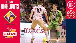 Resumen #PrimeraDivisiónFS | Illes Balears Palma Futsal 2-2 ElPozo Murcia Costa Cálida | Jornada 8