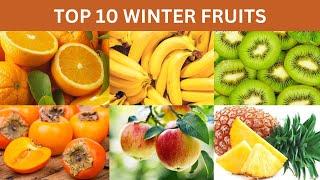 Top 10 winter fruits | Winter season fruits | Names of the Winter Fruits | @ilearn3736