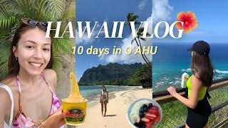 Hawaii travel vlog *exploring honolulu for the first time, eating, beach days* [Oahu Diaries]