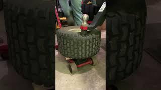 How to break Bead on mower Tire #lawnmower #tire #mechanic #automotive #viral #lifehacks