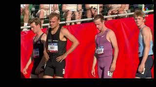 Cole Hocker 1500m Paris 2024 Olympic Trials Semi-Finals