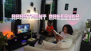 AESTHETIC APARTMENT TRANSFORMATION /MAKEOVER!! ‍️ & TOUR   *pinterest inspired *