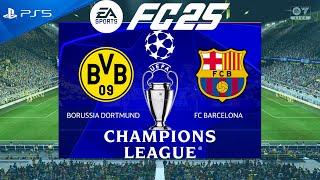 FC 25 Borussia Dortmund vs Barcelona | Champions League 2024/25 | PS5