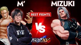 KOF XV  M' vs MIZUKI - Best Fights #kofxv