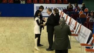 Award Master of Sports of Andrey Gusev and Elizaveta Cherevichnaya