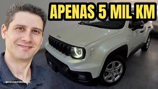 JEEP RENEGADE 5 MIL KM À VENDA // Caçador de Carros