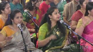 Thyagaraja Aradhana in Bay Area, CA, USA on 30th, Jan, 2024