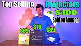 Top 3 Projectors Under $100 Sold on Amazon