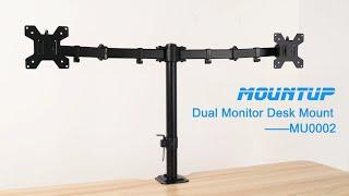 MOUNTUP Dual Monitor Desk Mount MU0002