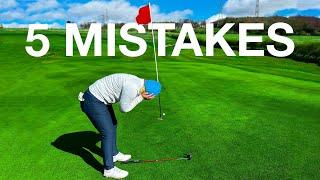 5 Stupid Mistakes Golfers Make!