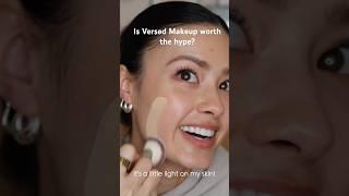 TRYING NEW VERSED MAKEUP PRODUCTS! Multi-Serum Skin Tint, Shade Swipe & Lip Serum! #newmakeup