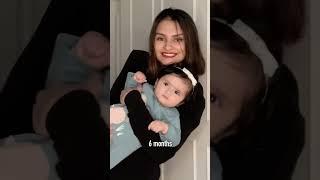 How Kiki grew over the months ️ #shrads#baby #family
