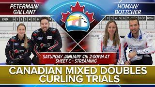 2025 Mixed Doubles Curling Trials - PET/GAL vs HOM/BOT Gold Medal Final