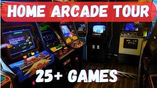 Home arcade tour OVER 25 classic arcade games