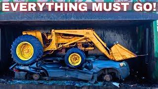 Crushing Cars, Trucks, TRACTORS & More! EVERYTHING Has to Go!