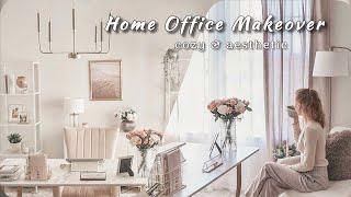 Home Office Makeover 2024 + IKEA & AMAZON Haul | Pinterest inspired | Amazon Home Finds [SUB]