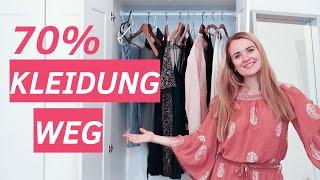 Minimalismus | Kleiderschrank extrem ausgemistet! | 23 Teile Capsule Wardrobe | Declutter with me