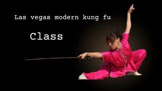 Las Vegas modern Kung fu class ; learning names of movements