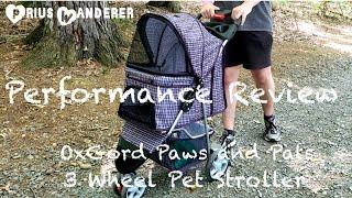 Performance Review of the OxGord Paws & Pals 3 Wheel Pet Stroller Car Camping with Dogs Prius Wander