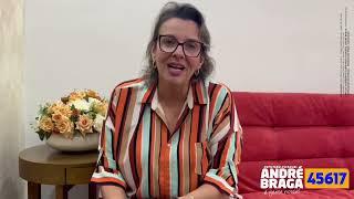 RENATA BRAGA VOTA ANDRÉ BRAGA 45617 DEPUTADO ESTADUAL